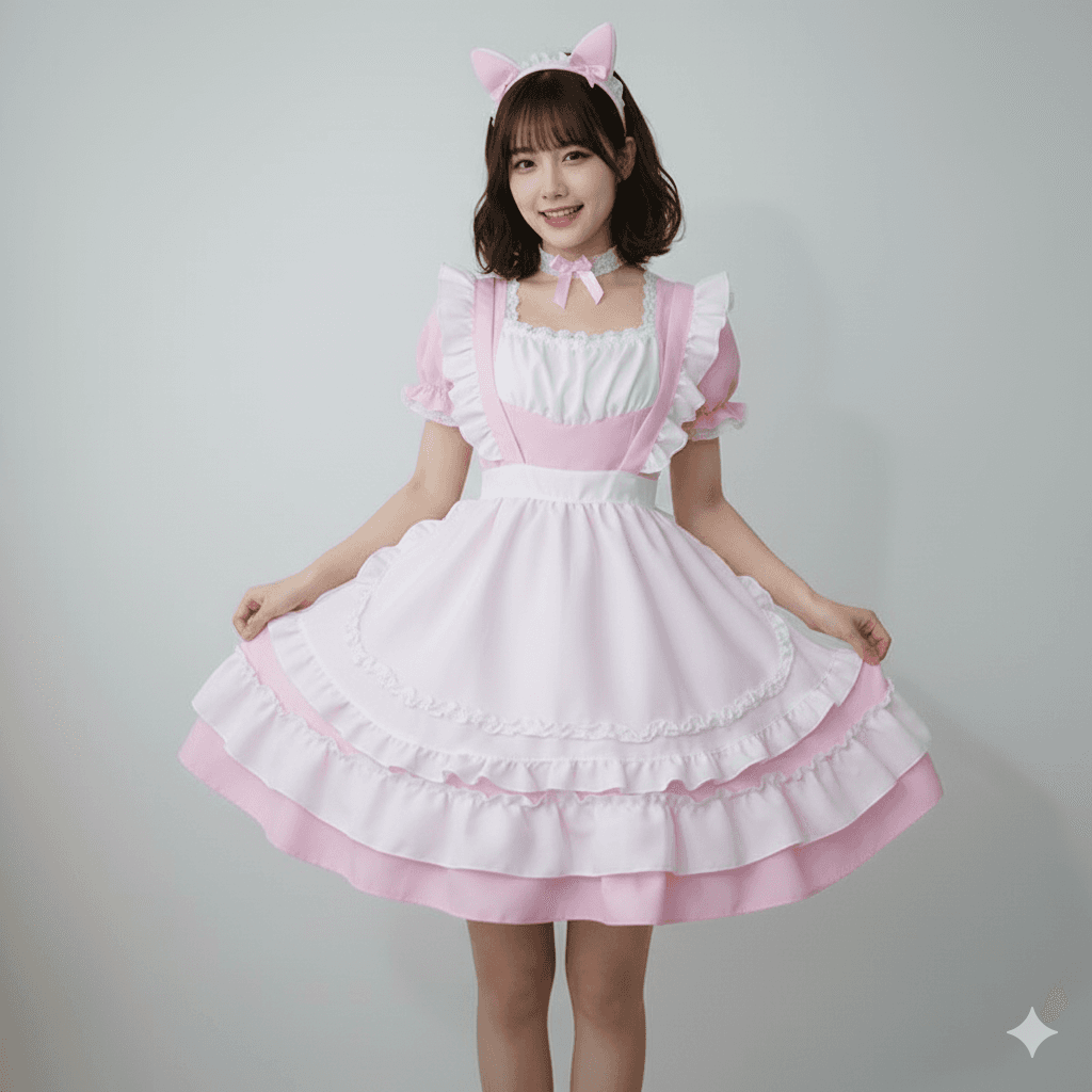 ふんわりメイド服コスチューム
