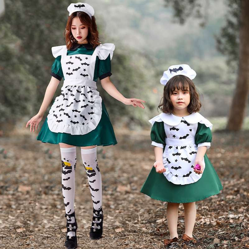 メイド服 ハロウィンコウモリメイドセット