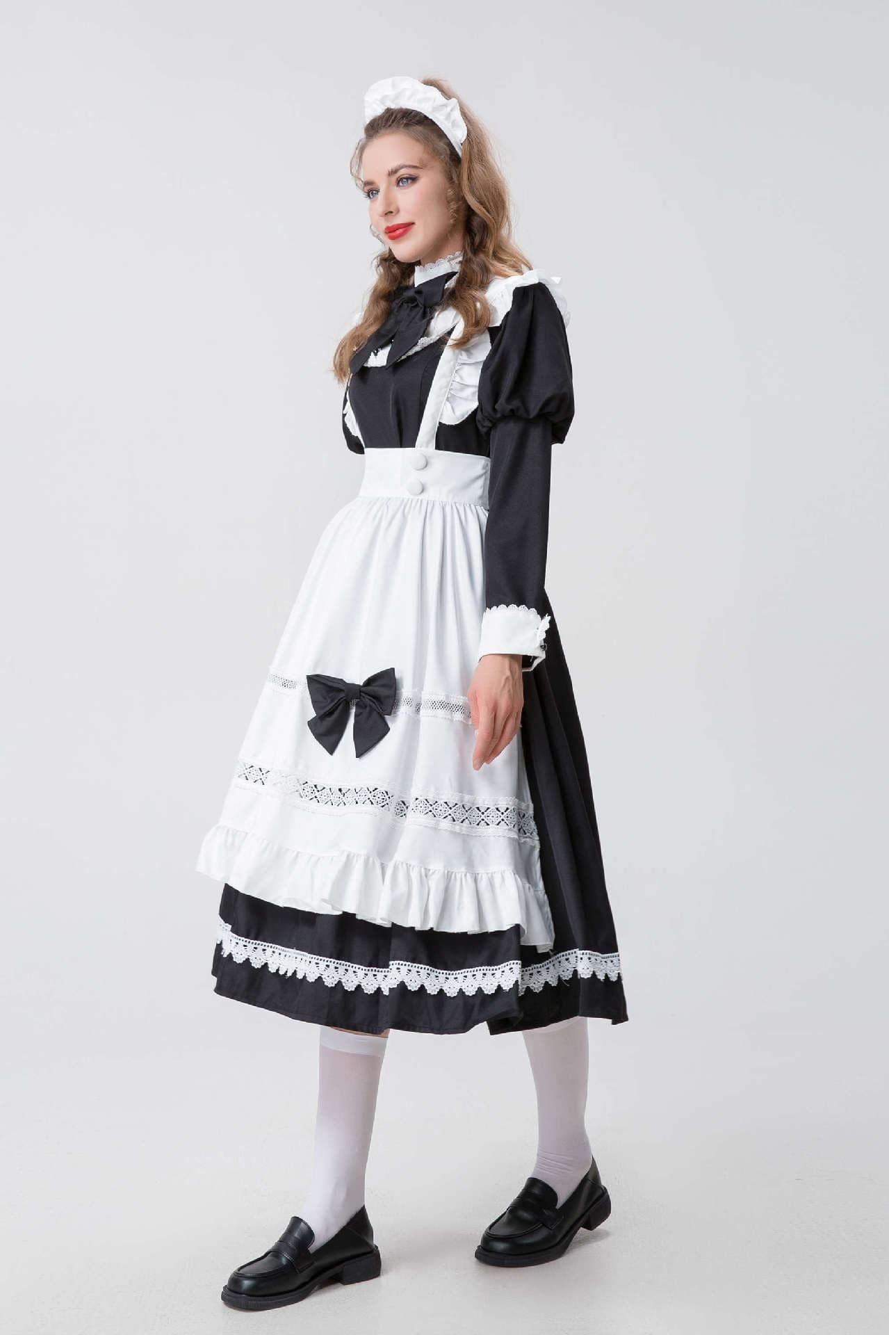 メイド服 伝統風格メイドドレス