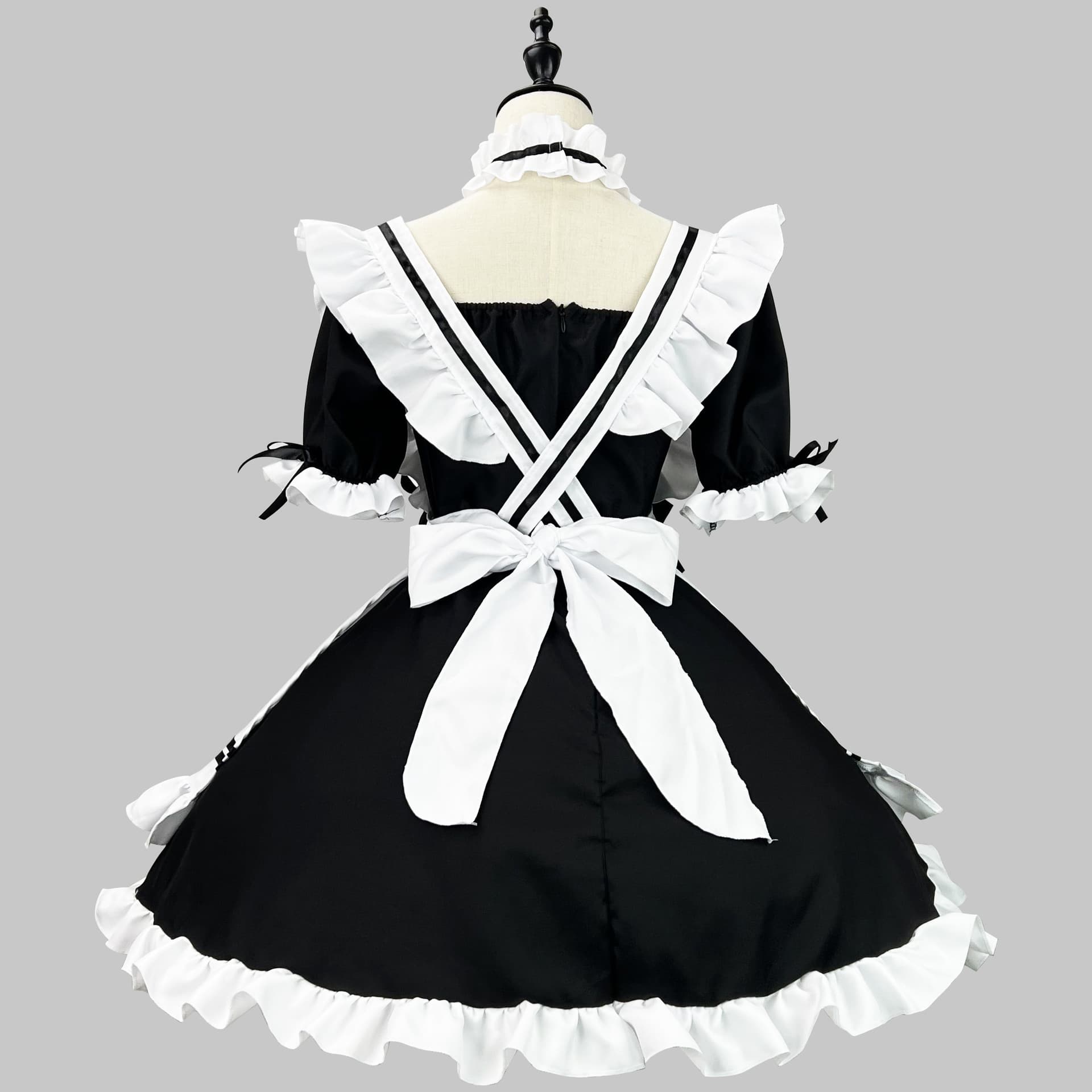メイド服 優美なフリルメイド衣装