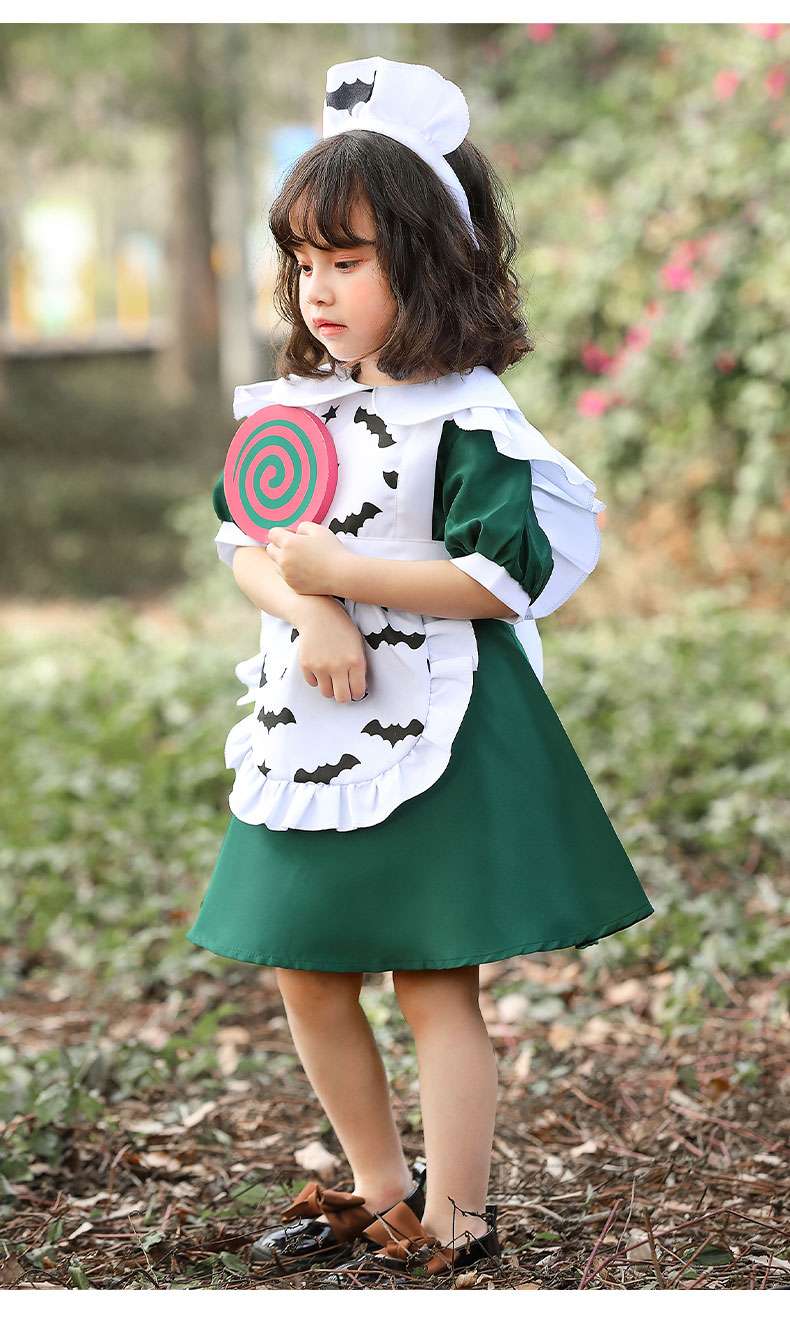 メイド服 ハロウィンコウモリメイドセット