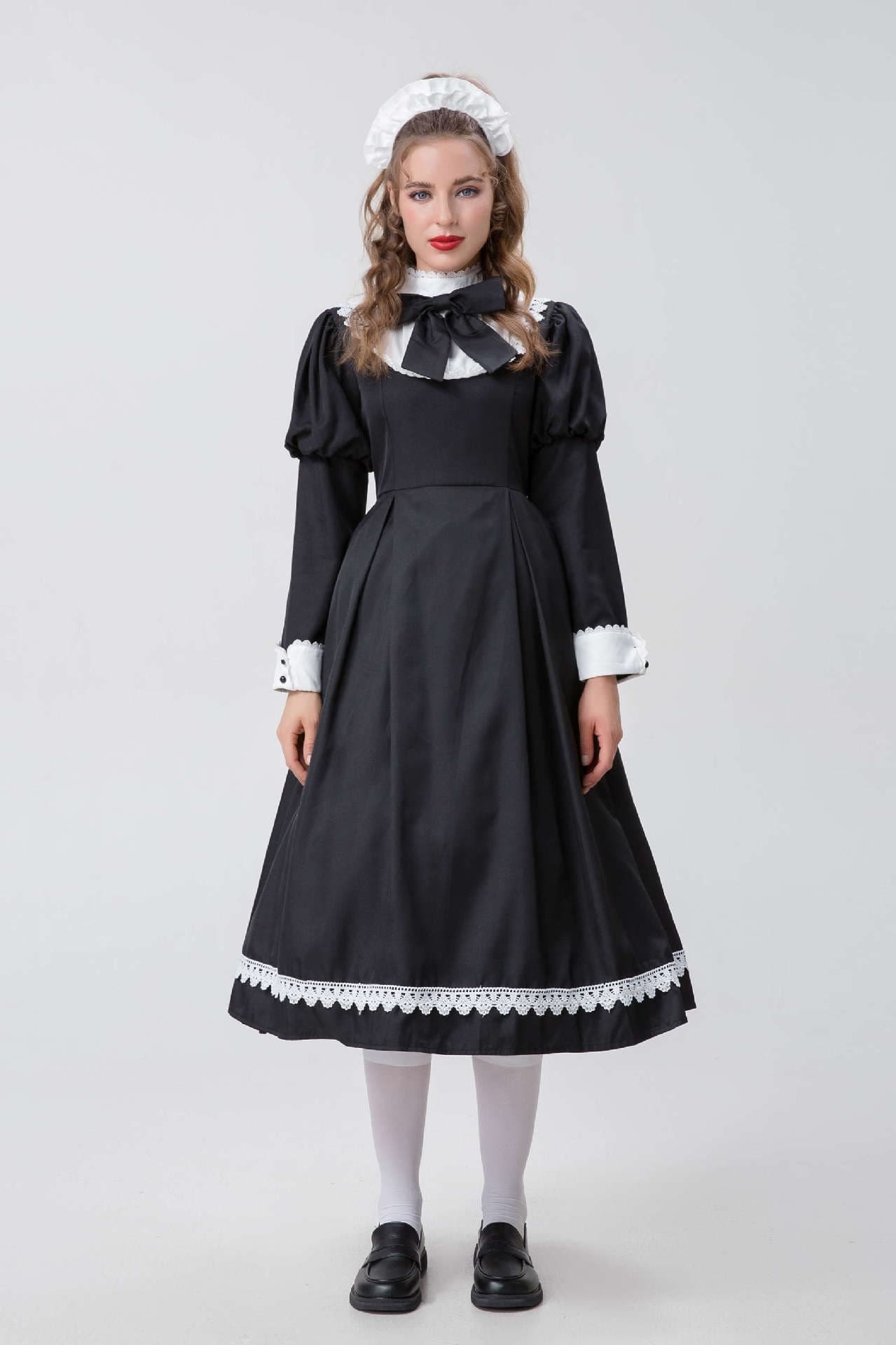 メイド服 伝統風格メイドドレス