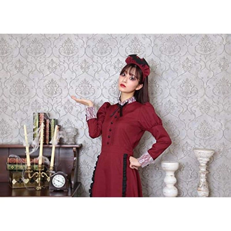 メイド服 メイド服 古城の給仕ワンピース