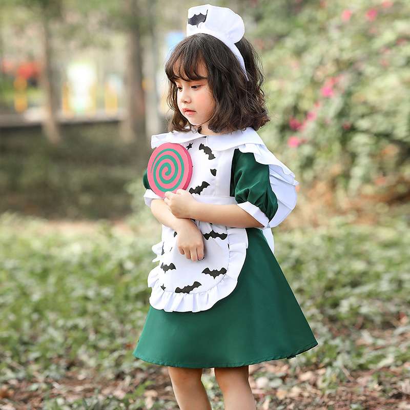 メイド服 ハロウィンコウモリメイドセット