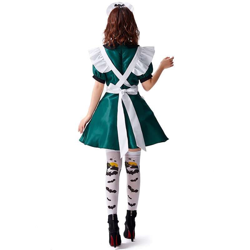 メイド服 ハロウィンコウモリメイドセット