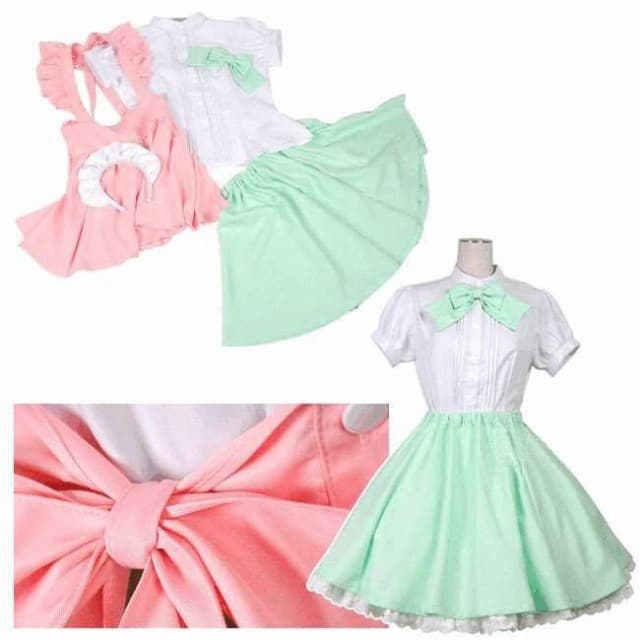 可愛いフレンチメイド服ロリータ風ワンピース
