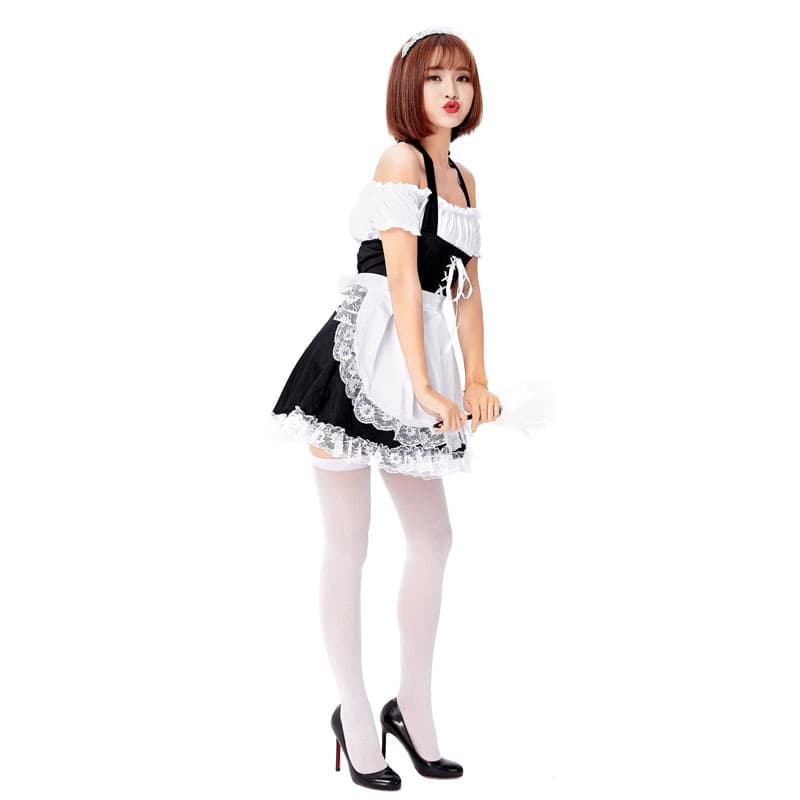 メイド服 猫耳フリルメイド服
