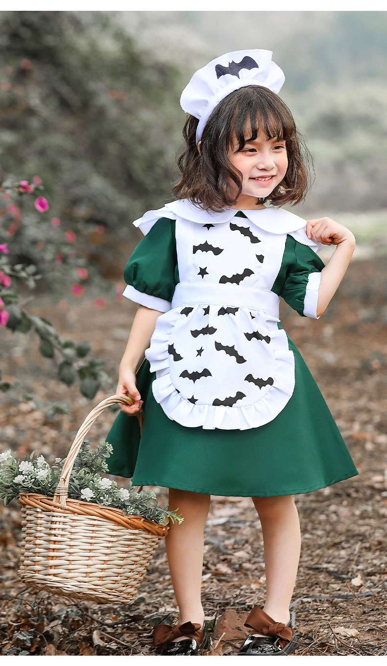 メイド服 ハロウィンコウモリメイドセット