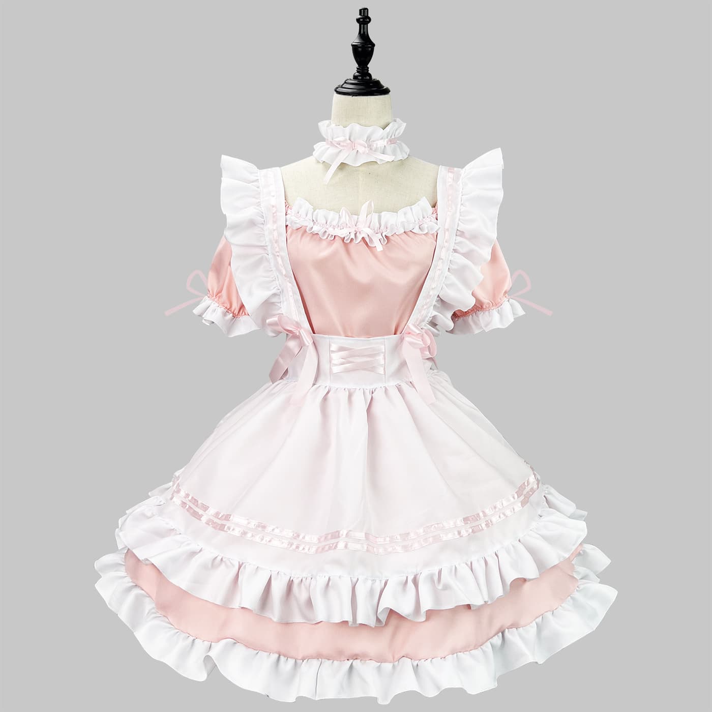 メイド服 優美なフリルメイド衣装