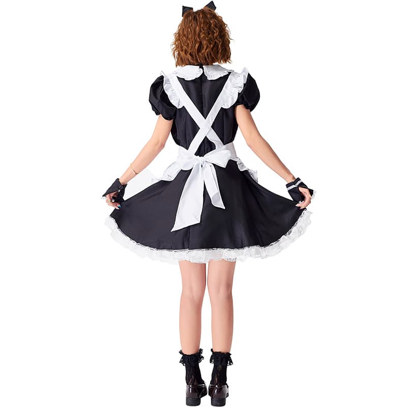 メイド服 猫耳フリルメイド服