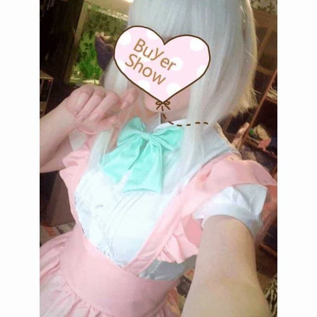 可愛いフレンチメイド服ロリータ風ワンピース