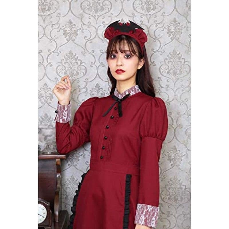 メイド服 メイド服 古城の給仕ワンピース