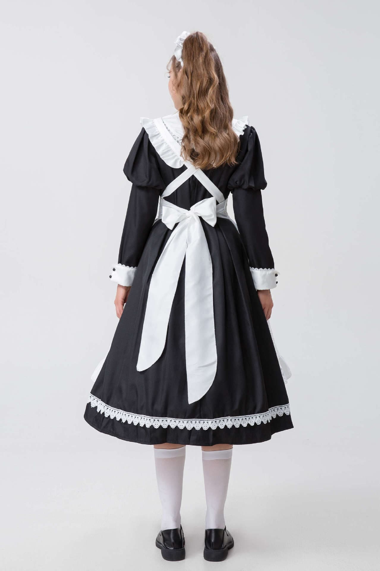 メイド服 伝統風格メイドドレス